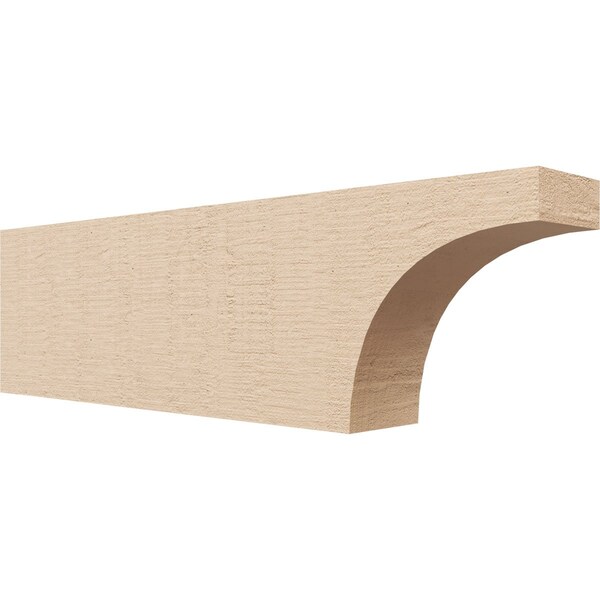Ekena Millwork 4in. W x 8in. H x 28in. L Huntington Woodgrain TimberThane Rafter Tail, Primed Tan RFTUR04X08X28HUNRCPR - main